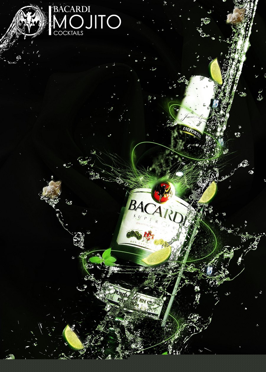Advertising concepts mojito splash by queedo