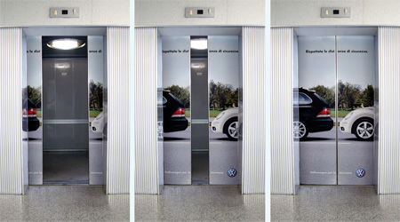 advertising-inspiration-elevator-advertising-volkswagen advertising-inspiration-elevator-advertising-volkswagen
