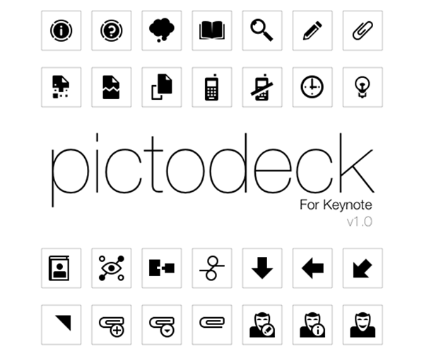 Pictodeck - Minimalist Icon Design Set