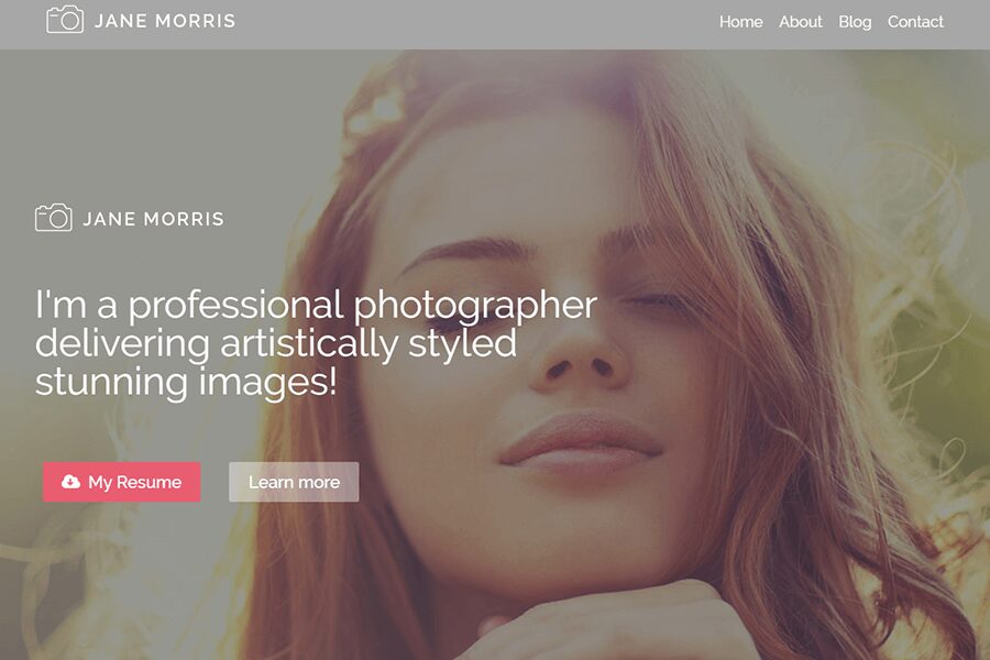 Photography Portfolio WordPress theme