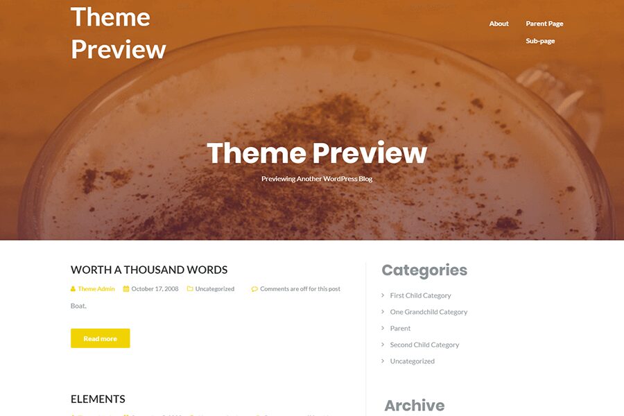 illdy WordPress theme