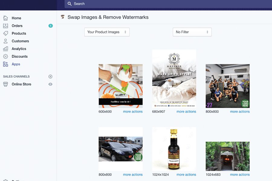Swap Photo Editor Shopify