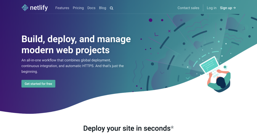 Netlify screenshot