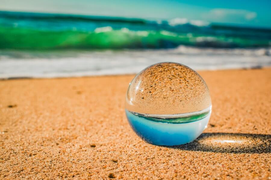 The Crystal Ball on a Sand