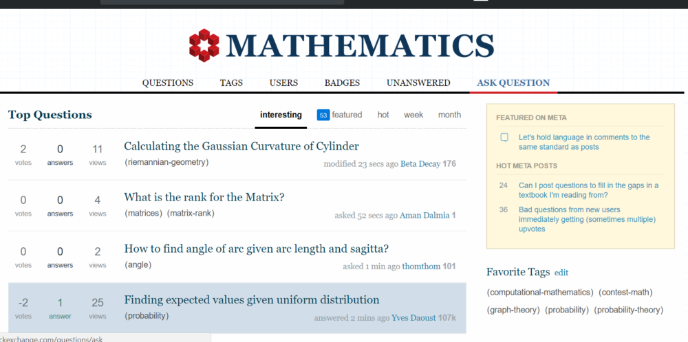 mathematica stack exchange