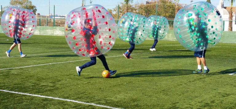 bubble soccer set