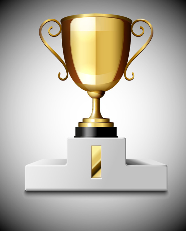 How to Create a 3D Gold Trophy Cup Using Adobe Illustrator, by Iaroslav Lazunov 