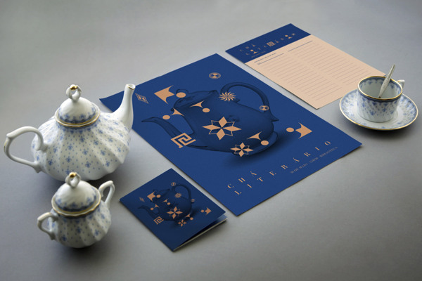 Cha Literario - Visual Identity, by Tiago Campea