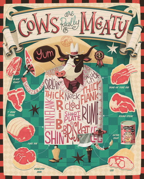 Cows Are Really Meaty by Steve Simpson