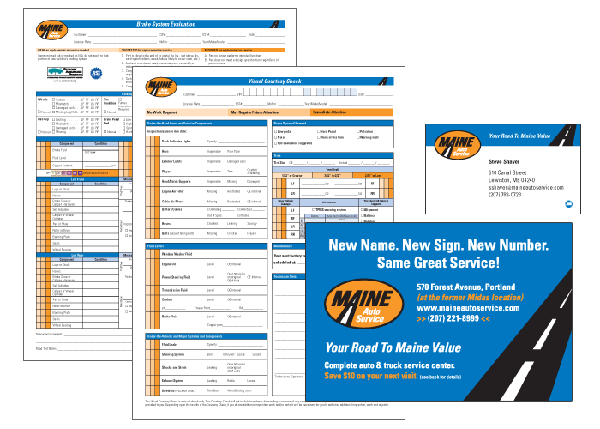Maine Auto Service Branding: Making a National Chain, Local, by Visible Logic