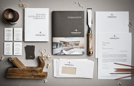 Mareiner Holz Corporate Identity Design, by Moodley Brand Identity