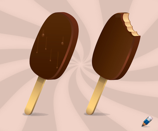 Create a Tasty Chocolate Ice Cream in Adobe Illustrator