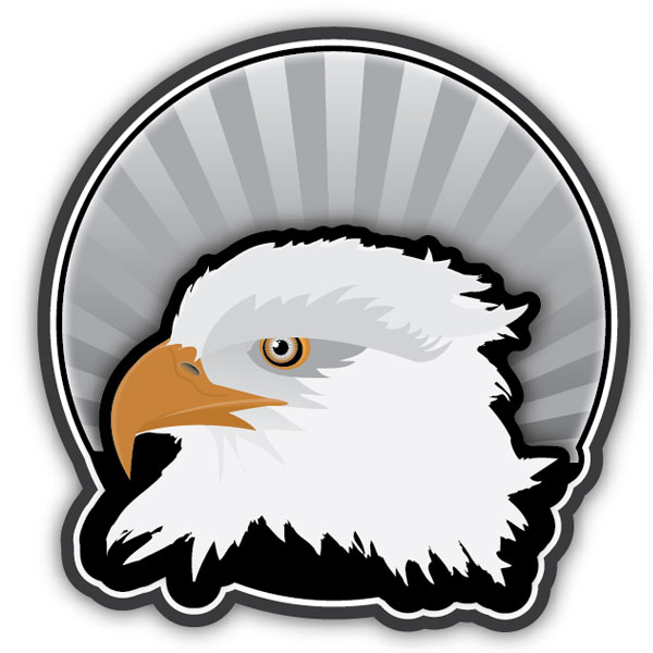 How to Create an Eagle Head Sticker, tutorial by Simona Pfreundner