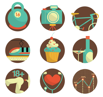 Flat Icons, by Boris Belov