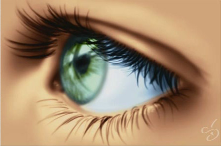 Digital Painting Tutorial: How To Draw An Eye, by Stephanie Valentin