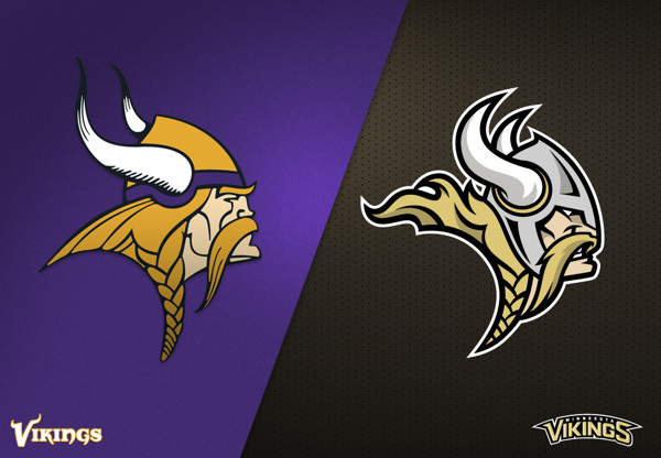 Minnesota Vikings Rebrand Concept, by Dane Storrusten