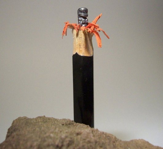15 More Mind Blowing Pencil Sculptures by Dalton Ghetti, via DailyDawdle