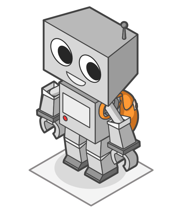 How to Create a Cute Robot Game Sprite using SSR in Adobe Illustrator, by Michelle Todd 