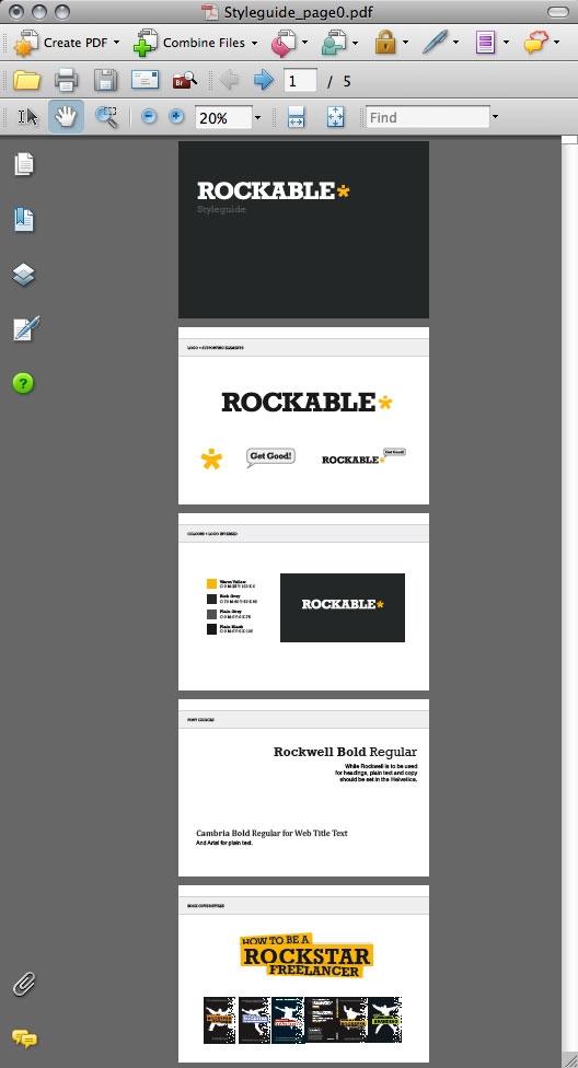 Creating a Rockstar Brand, Logo & Styleguide in Illustrator, by Collis Ta'eed