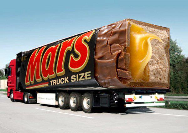 Mars Truck Vehicle Wrap